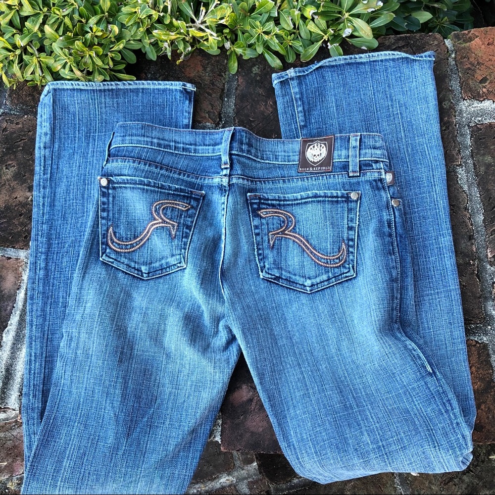 Rock and Republic straight leg jeans size 28 - Picture 1 of 8